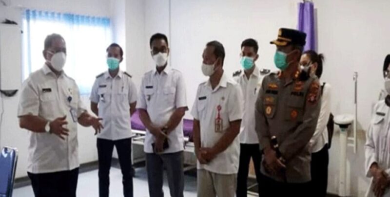 Kepala BNNP Kalteng mengecek tempat rehabilitasi pecandu narkoba di Barito Utara, Rabu 19 Oktober 2022 (Tegak Lurus)