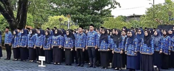 Para ASN lingkup Pemkab Barito Utara (TegakLurus.Net)