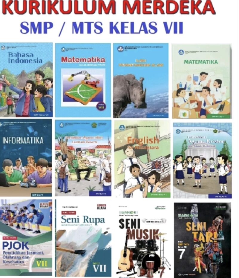 Buku Matpel SMP/MTs (TegakLurus.Net/Ilustrasi) 