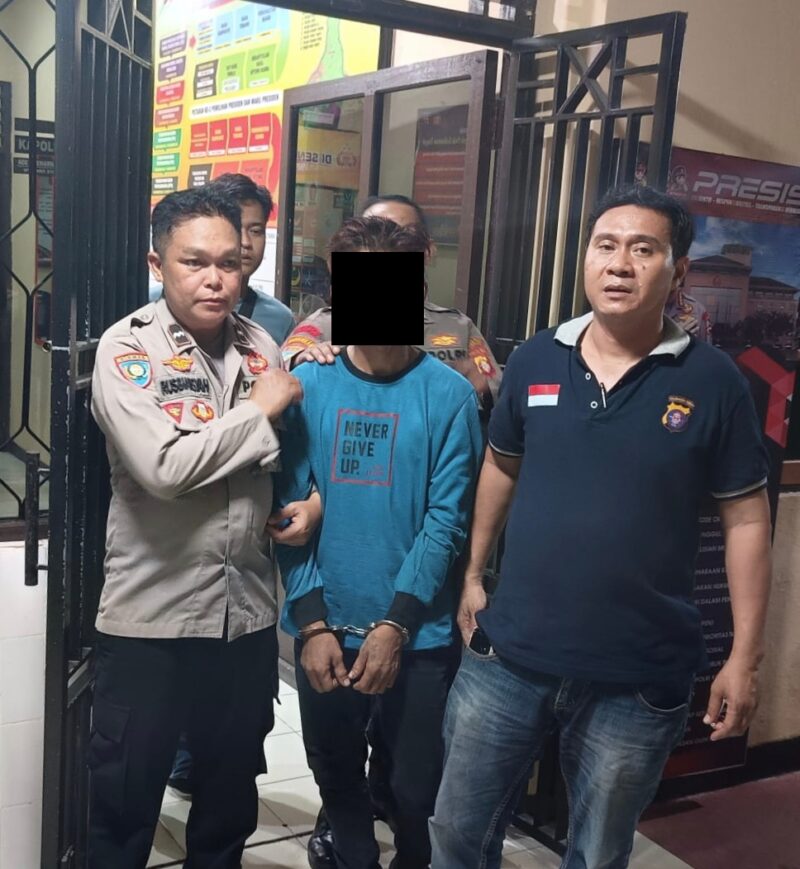 Pelaku curanmor, AR, dibekuk aparat Polsek Gunung Timang, Polres Barito Utara Senin 4 Maret 2024.(Dok : Humas Polres Barito Utara) 