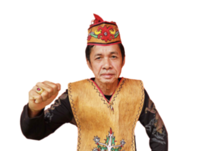 Ketua Gerdayak dan Tokoh Dayak Tewoyan Barito Utara, Suria Baya.(Tegaklurus.net/Melki)