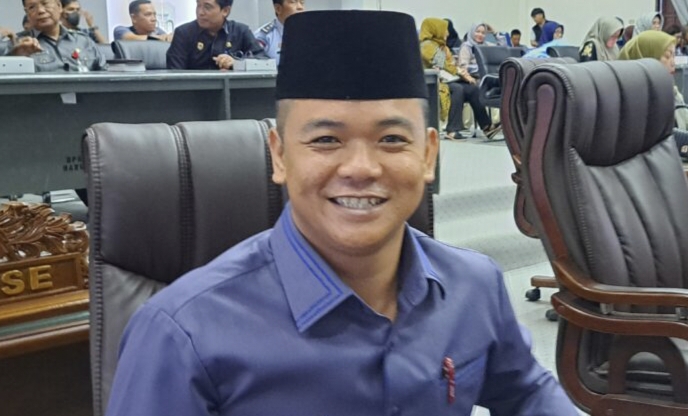 Anggota DPRD Kabupaten Barito Utara, Riza Faisal.(tegaklurus.net/hersan) 