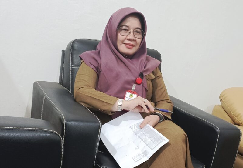 Kepala Badan Kepegawaian dan Pengembangan Sumber Daya Manusia Kabupaten Barito Utara, Sri Hartati.(tegaklurus.net/melki)  