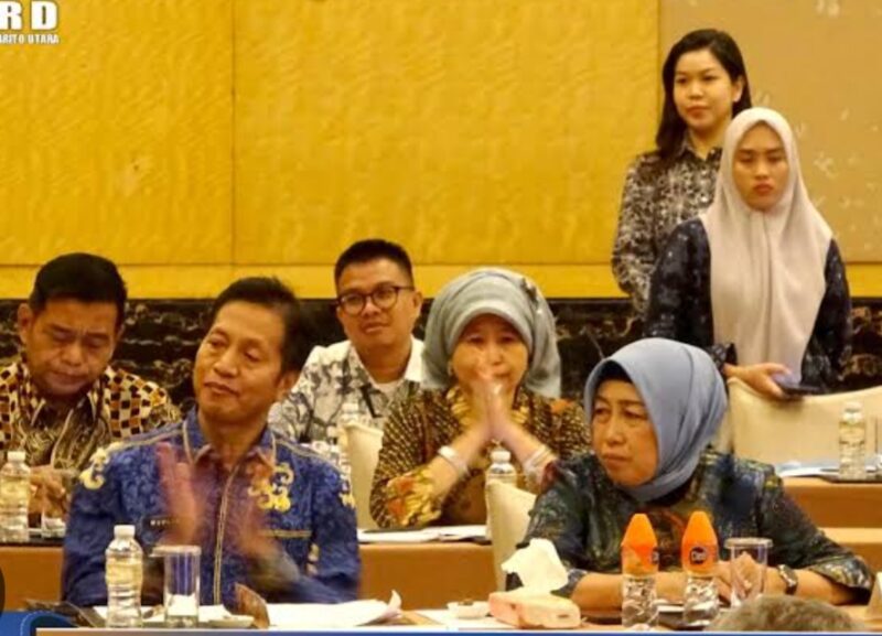 Ketua DPRD Kabupaten Barito Utara, Mery Rukaini, bersama Ketua Komisi III DPRD Tajeri dan anggota DPRD Sofia, menghadiri Forum Group Discussion (FGD) Kelistrikan  Kementerian ESDM Republik Indonesia di  Jakarta, Jumat, (7/6/2024).(tegaklurus.net/hersan) 