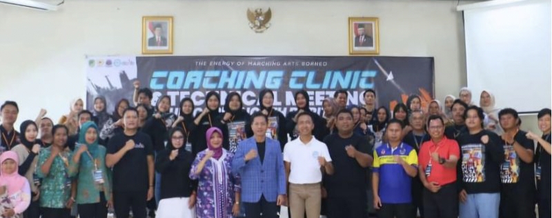 Persatuan Drum Band Indonesia (PDBI) Kabupaten Barito Utara, menggelar pelatihan dan ketrampilan drum corps menjelang Drum Corps North Barito Festival 2024, Senin 19 Agustus 2024.(tegaklurus.net/dor abram)