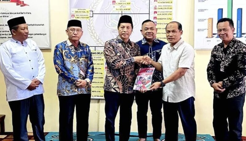 Mochamad Ikhsan dipercaya menjadi Ketua Umum Lembaga Pengembangan Tilawatil Quran (LPTQ) Kabupaten Barito Utara, periode  2024-2029, Senin 2 September 2024.(tegaklurus.net/dor abram) 