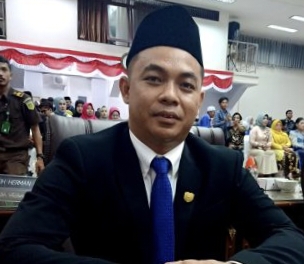 Anggota DPRD Barito Utara, Jiham Nur.(tegaklurus.net/hersan) 