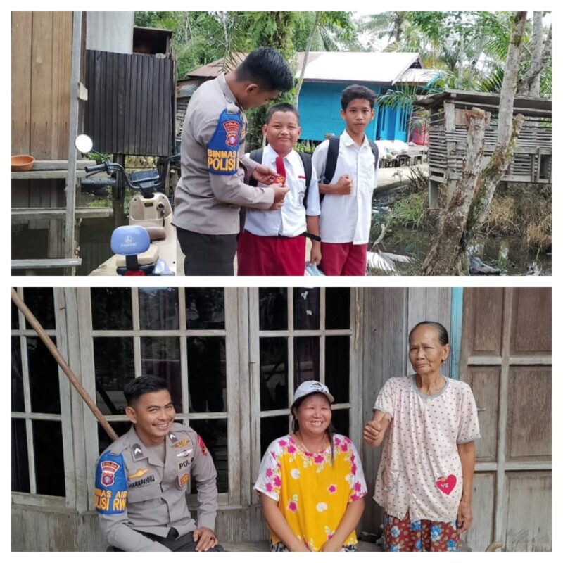 Berupaya menjaga kamtibmas di wilayah perairan, personel  KP XVIII-2001 Ditpolairud Polda Kalteng melaksanakan patroli dialogis di Kelurahan Hilir Sper, Kecamatan Dusun Selatan,  Kabupaten Barito Selatan, Rabu, 5 Februari 2025.(dok : KP XVIII-2001 Ditpolairud Polda Kalteng) 