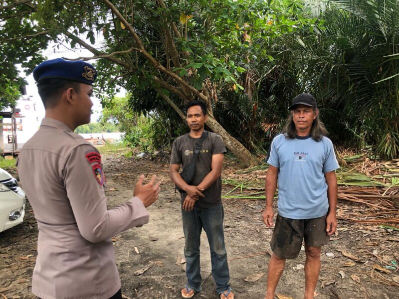 KP XVIII 2005 Ditpolairud Polda Kalteng, mengimbau masyarakat untuk mewaspadai penyebaran paham radikalismesan terorisme di Kabupaten Kotawaringin Timur, Kalteng, Rabu 2 April 2025.(ist : Ditpolairud Polda Kalteng)