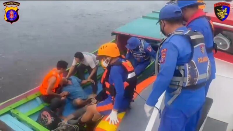 Ditpolairud Polda Kalteng yang bertugas di DAS Seruyan, menggelar operasi Search and Rescue (SAR) gabungan untuk mencari dan menyelamatkan korban yang hilang atau mengalami kecelakaan di Kabupaten Seruyan, Jumat, 25 April 2025.(ist/Ditpolairud Polda Kalteng)