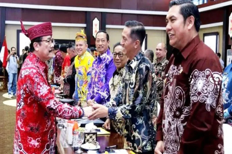 Pj Bupati Barito Utara Muhlis menghadiri Musrenbang RKPD Provinsi Kalteng 2026, Rabu 10 April 2025.(ist : Diskominfosandi Barito Utara)