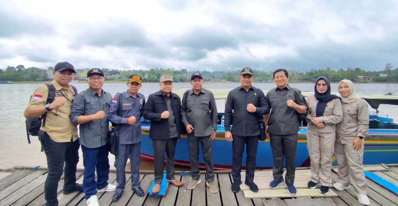 Beberapa anggota DPRD Barito Utara melaksanakan kunjungan ke Kecamatan Lahei Barat, Selasa, 10 Juni 2025.(Setwan Barrito Utara/tegaklurus.net)