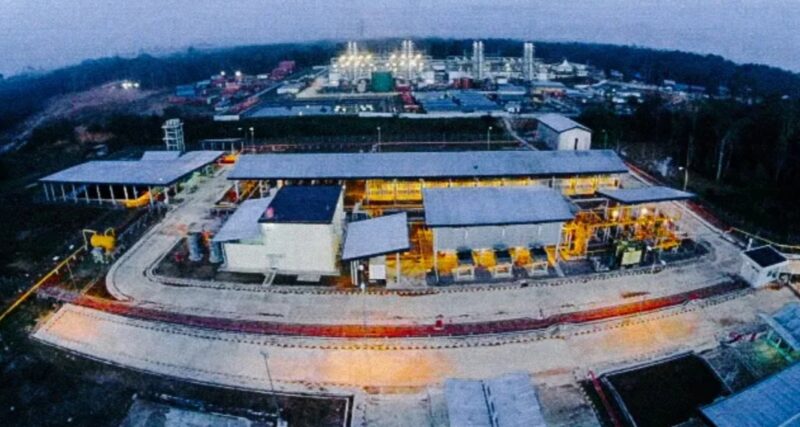 Compressed Natural Gas (CNG) Plant Bangkanai di Desa Karendan, Kecamatan Lahei, Kabupaten Barito Utara.(ist/foto : Husaini Muhamad) 