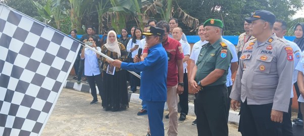 Pemkab Murung Raya Salurkan Bantuan Pangan Beras