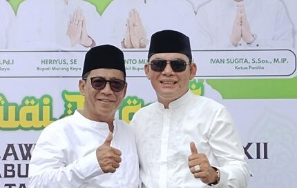 Bupati Heriyus dan Wabup Rahmanto Muhidin
