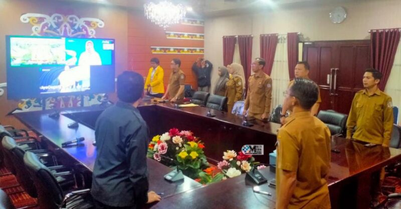 Pemkab Murung Raya Ikuti Rapat Nasional Bahas Inflasi