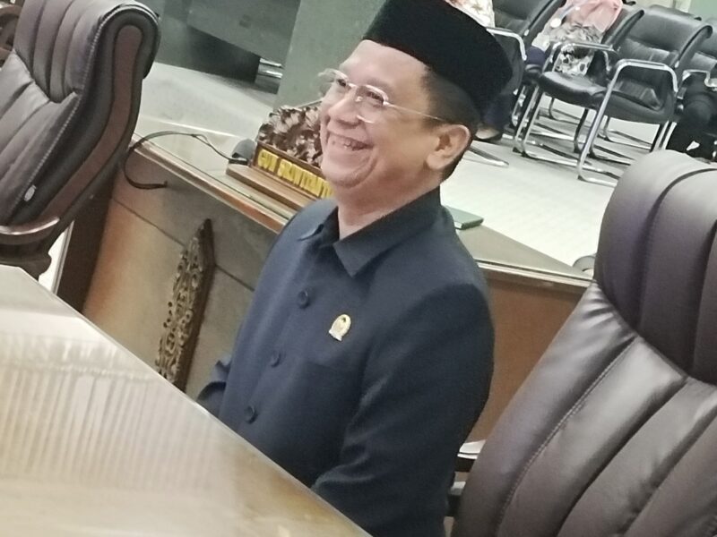 Ketua Komisi II DPRD Barito Utara/PDIP Taufik Nugraha.(hersan/tegak lurus.net)