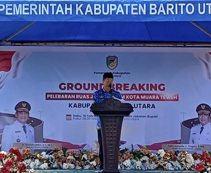 Sekda Barito Utara Muhlis.(dok rief/tegaklurus.net) 