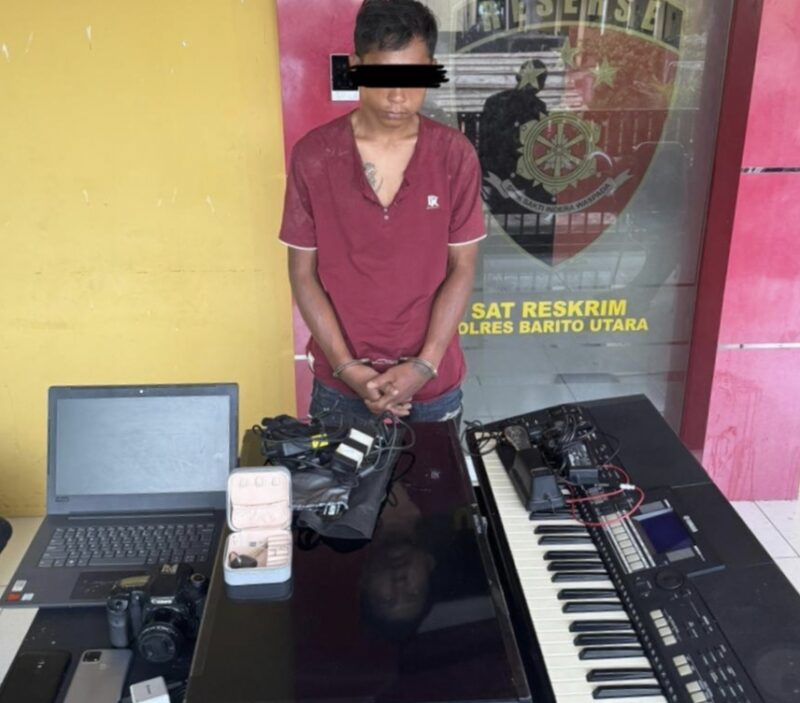 Tersangka AS (26).(foto Sihumas Polres Barito Utara)