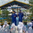 Ditpolairud Polda Kalteng Mako Perwakilan DAS Kumai menerima kunjungan belajar luar sekolah SMAN-1 Kumai, Kecamatan Kumai, Kabupaten Kotawaringin Barat, Kamis (7/5/2026).(Foto  Ditpolairud Polda Kalteng) 