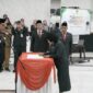 Bupati Barito Utara Shalahuddin melantik 18 pejabat eselon IIb atau jabatan pimpinan tinggi pratama (JPTP) di Muara Teweh, Senin, 4 Mei 2026.(Foto Diskominfosandi Barito Utara)
