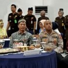 Sekda Barito Utara Muhlis bersama Forkopimda  beramah tamah dengan Kepala Kejaksaan Negeri baru Barito Utara di Muara Teweh, Jumat, 8 Mei 2026 pagi.(Foto dok Arief)