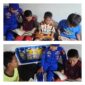 Ditpolairud Polda Kalteng petugas KP XVIII-2007 membekali masa depan anak-anak DAS Kapuas dengan menyediakan Pondok Baca Melek Huruf (PBMH), Selasa, 16 Juni 2026 siang.(Foto/Ditpolairud Polda Kalteng)