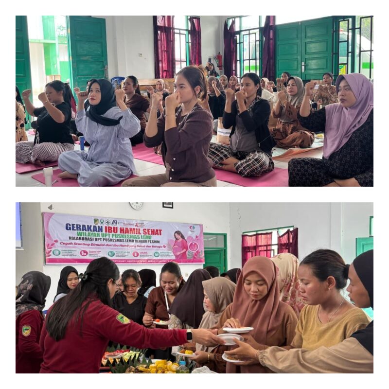PT SMM melalui Departemen CSR bersama Puskesmas Lemo, Kabupaten Barito Utara, melaksanakan Program Ibu Hamil Sehat, bertema “Cegah Stunting Dimulai dari Ibu Hamil Sehat dan Bahagia”akhir Mei 2026.(Foto/Dok PT Suprabari Mapanindo Mineral) 