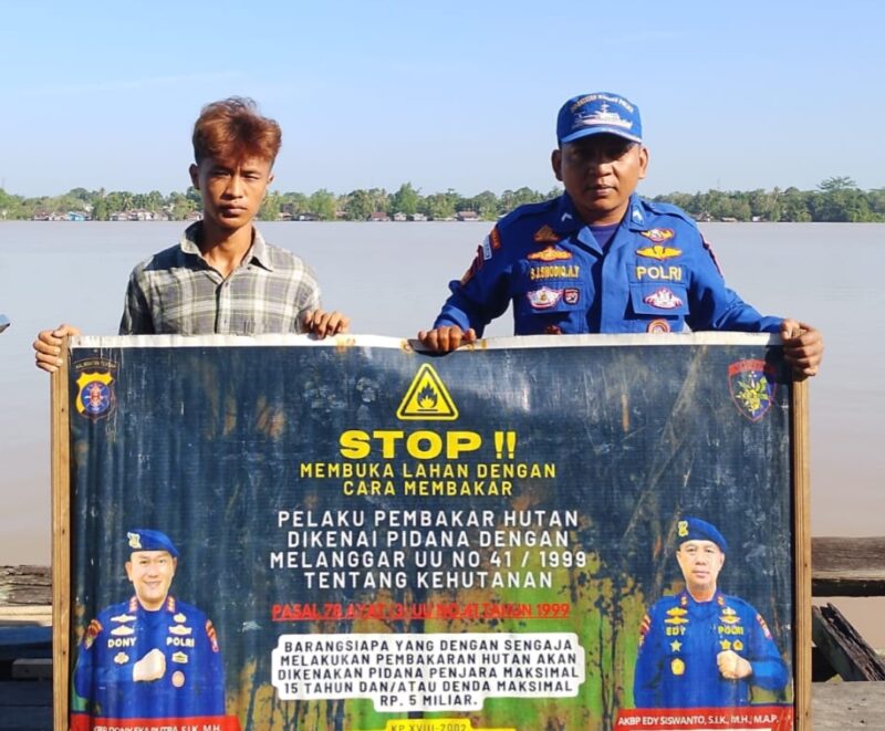Ditpolairud Polda Kalteng Mako Perwakilan Palangkau Lama melaksanakan program sambang warga di DAS  Kahayan, Minggu, 28 Juni 2026.(Foto/Mako Perwakilan Palangkau Lama Ditpolairud Polda Kalteng) 