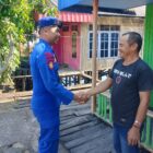 Petugas Ditpolairud Polda Kalteng di DAS Seruyan menyambangi dan mengedukasi tentang waspada terhadap terorisme dan radikalisme anti Pancasila, Selasa, 7 Juli 2026.(Foto/Ditpolairud Polda Kalteng)
