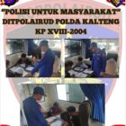 Ditpolairud Polda Kalteng jajaran  Kapal Polisi KP XVIII-2004 berpatroli di DAS Kumai disulap menjadi Perpustakaan Terapung di Desa Kumai Hulu, Kabupaten Kobar, Rabu, 22 Juli 2026.(Foto/KP XVIII-2004 Ditpolairud Polda Kalteng) 