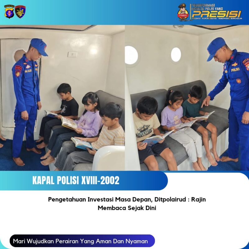 Peran Ditpolairud bukan hanya sebagai lembaga yang mengawasi keamanan dan keselamatan di perairan, tetapi juga sebagai penggerak untuk menanamkan nilai-nilai positif kepada generasi muda.(Foto/ Ditpolairud Polda Kalteng) 