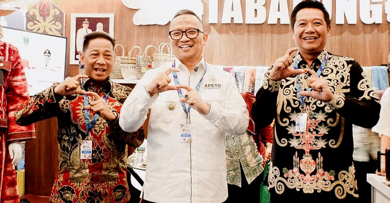 Wakil Bupati Barito Utara Felix SY. Tingan menghadiri pembukaan APKASI Otonomi Expo 2026 di ICE BSD, Tangerang Selatan, Kamis, 27 Agustus 2026.(Foto/Diskominfosandi Barito Utara) 