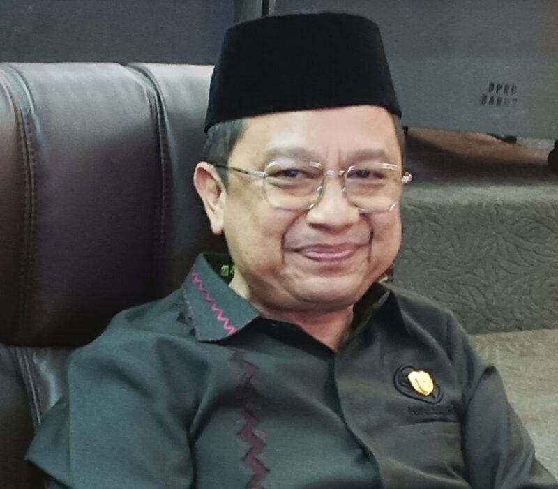 Ketua Fraksi PDI-P DPRD Barito Utara, Taufik Nugraha.(Hersan/Tegaklurus.net)  